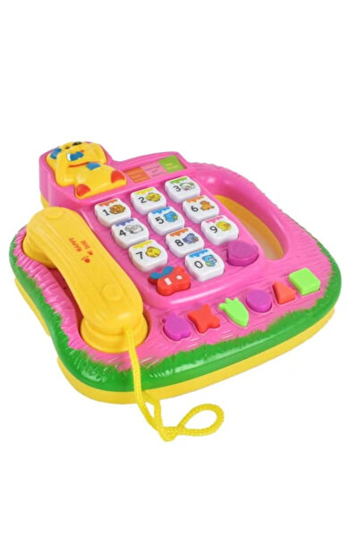 Rally لعبة هاتف موسيقية مع نموذج لعب أدوار تعليمي للموسيقى والضوء للأطفال