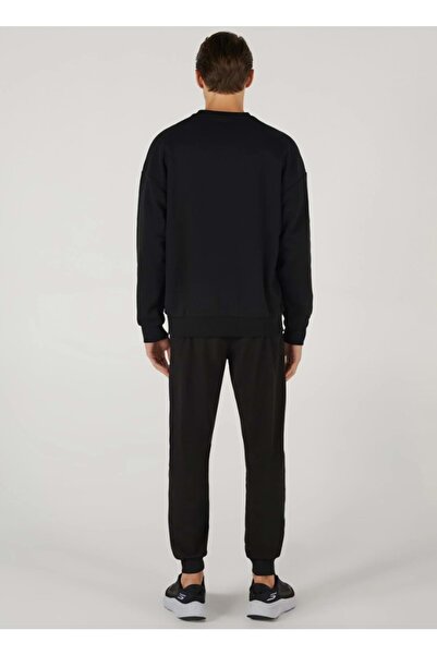 SKECHERS M Essential Crew Neck S242113 Φούτερ Ανδρικό Φούτερ ΜΑΥΡΟ