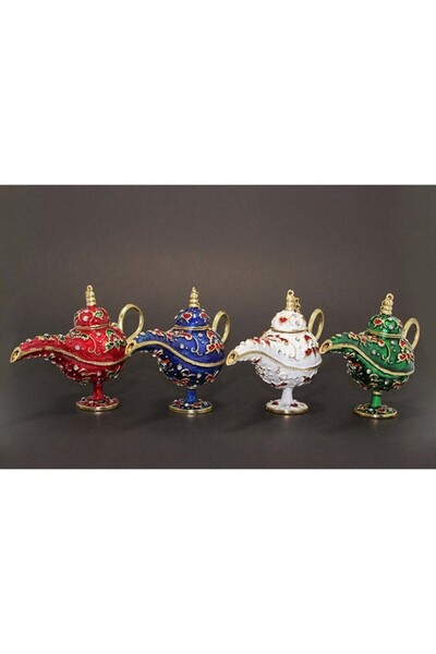 Otantik Çarşı Swaroski Alaatin Sihirli Lamba K486 Mavi