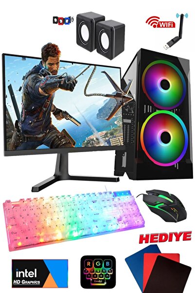 jetucuzal J-tech Newest I5-2300 8gb 256gb Ssd 19” Masaüstü Bilgisayar