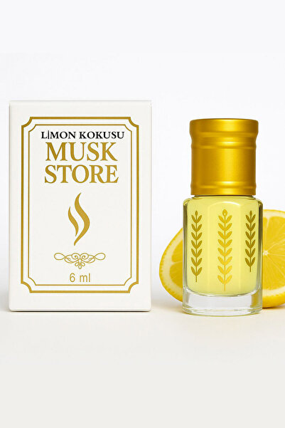 MUSK STORE LİMON KOKUSU Parfüm esansı 6ml alkol içermeyen 6ml