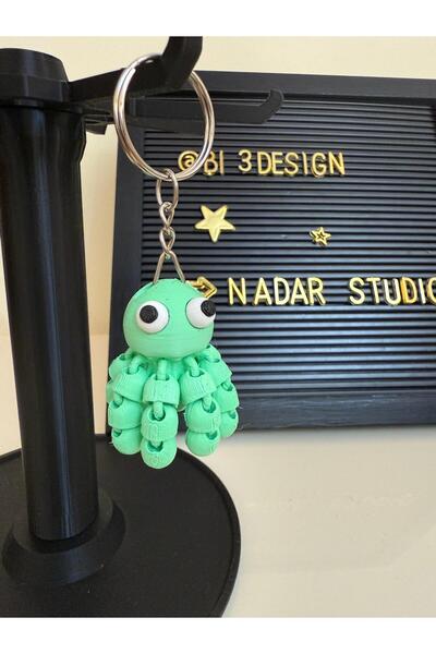 NadarStudio Octopus Cute Breloc Mobil Decorativ pentru Geantă