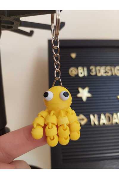 NadarStudio Octopus Cute Breloc Mobil Decorativ pentru Geantă