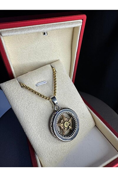 vogutima Motosiklet Tekeri Kolye - Erkek Çelik Kolye 316 L Paslanmaz Çelik