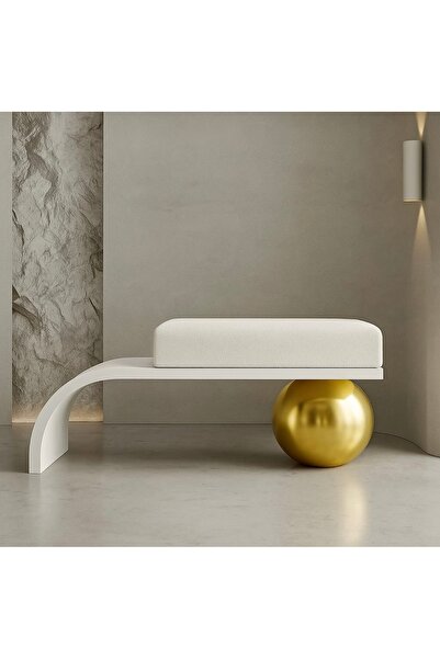KURLUMOBİLYA Kurlu Mobilya Puf Bench (130)cm
