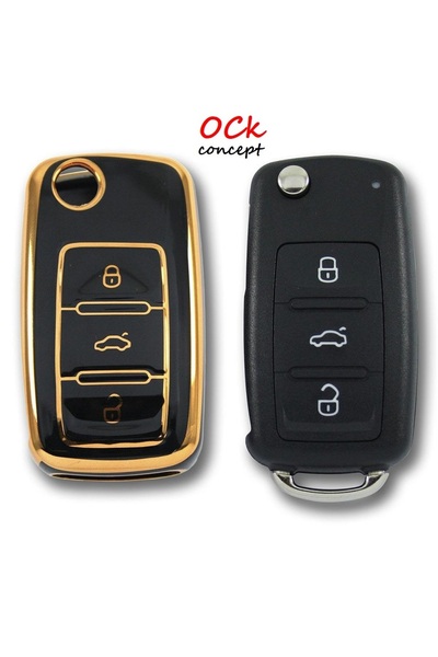 ock concept For Volkswagen Uds Golf Caddy Jetta Transporter Box Black Auto Ke...