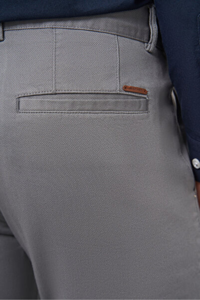 Morven Erkek Gri Chino Slim Fit Pantolon