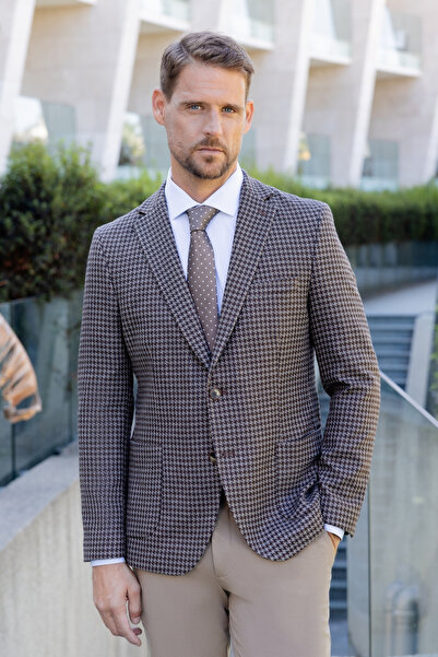 Morven Ανδρικό αθλητικό μπουφάν με μαύρη πλεκτή τσάντα με μονό γιακά