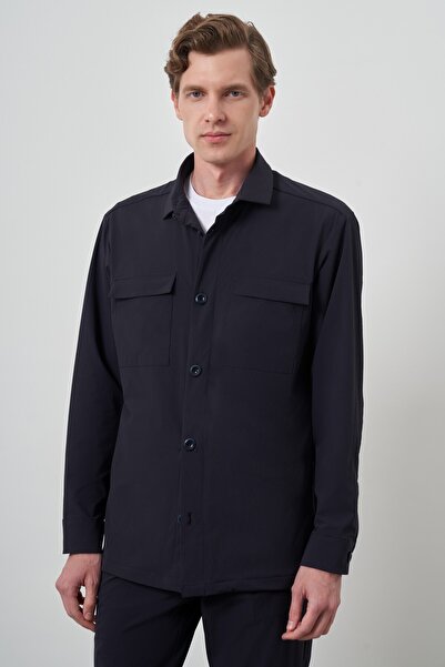 Morven Erkek Lacivert Worker Gömlek Ceket