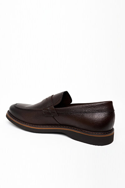 Morven Men's Brown Seasonal Analine Eva Sole Shoes