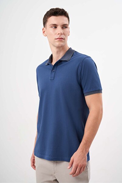 Morven Men's Marine Trend Polo Neck Dynamic Fit T-Shirt