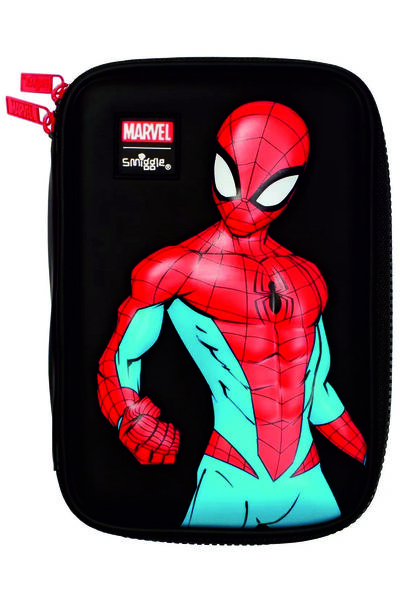 SMIGGLE Original Marvel Spider Man Embossed Pencil Case