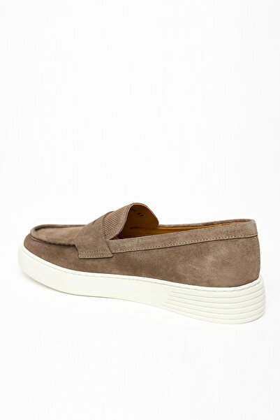 Morven Men's Light Brown Summer Casual Eva Sole Suede Shoes