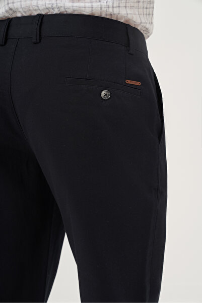 Morven Erkek Lacivert Chino Dynamic Fit Kışlık Pantolon