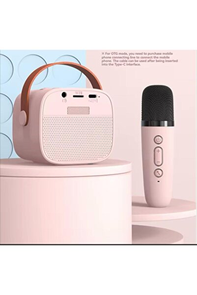 Holatec Taşınabilir Bluetooth  Karaoke Müzik Kutusu ister Müzik Dinle İster Ş...
