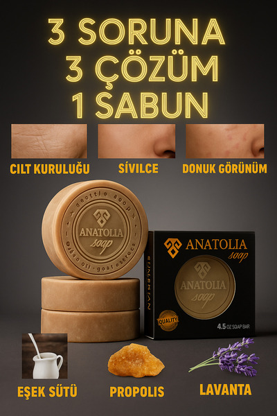 Anatolia Soap صابون السومريان بحليب الحمار واللافندر