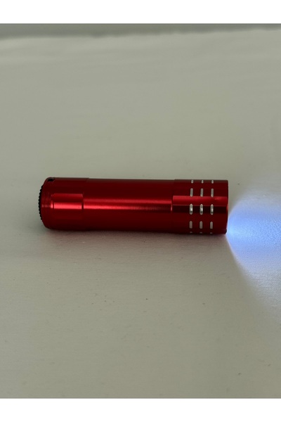 Bestway ve Diğeri 9 Led'li El Feneri - Kırmızı
