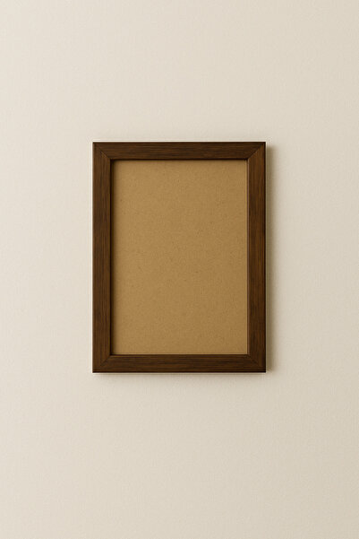 caddehediye 33x48 Ahşap Çerçeve Poster Puzzle Siyah & Beyaz & Ceviz & Masif &...