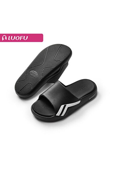 LUOFU شبشب رجالي صيفي للاستحمام والسباحة مانع للانزلاق مريح