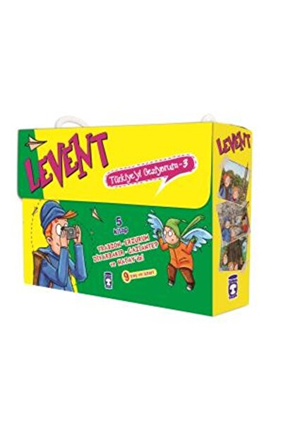 Timaş Çocuk Levent Türkiye'yi Geziyorum - 3 (5 Kitap Set)