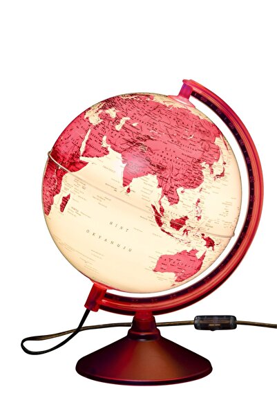 Gürbüz Yayınları GLOBE MAGENTA IŞIKLI KÜRE 26CM