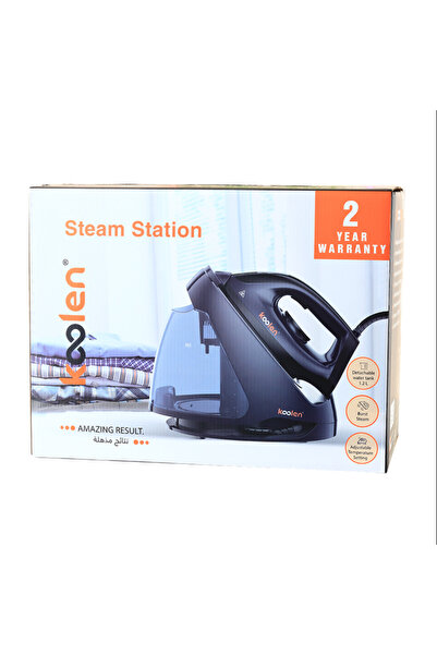 Koolen Steam Iron 2200W 1.2L - Black & Blue