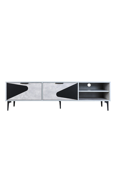 BAITY Malaysian Wood TV Table 160 cm Grey