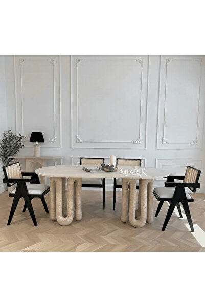Dekor Traverten Yemek Masası