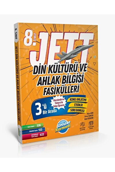 Ünlüler Karması Yayınları 8. SINIF LGS JETT DİN KÜLTÜRÜ VE AHLAK BİLGİSİ FASİ...