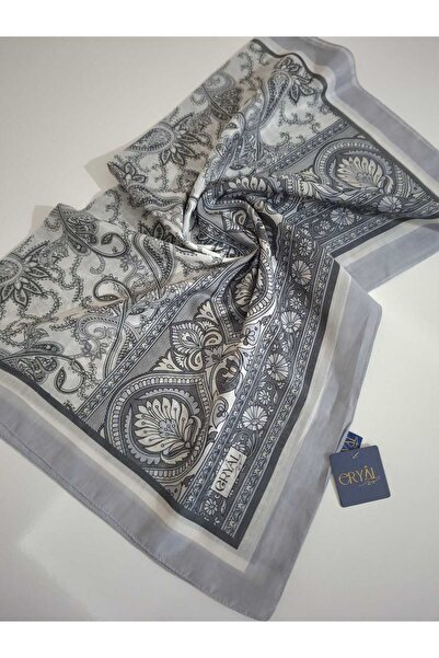 Guzeka شال فيلورا - رمادي