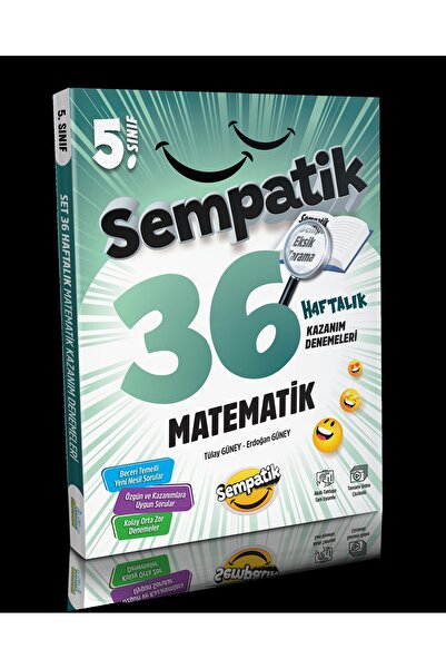 Ünlüler Karması 5.Sınıf Sempatik Matematik 36 Haftalık Kazanım Denemeleri
