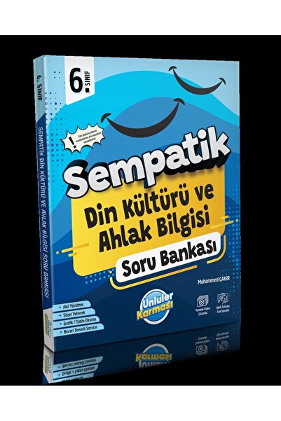 Ünlüler Karması Ünlüler Yayınları 6.SINIF SEMPATİK SORU BANKALARI DİN KÜLTÜRÜ...