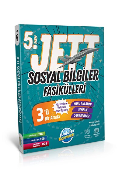 Ünlüler Karması 5. SINIF JETT SOSYAL BİLGİLER FASİKÜLLERİ (2024-2025 GÜNCEL B...