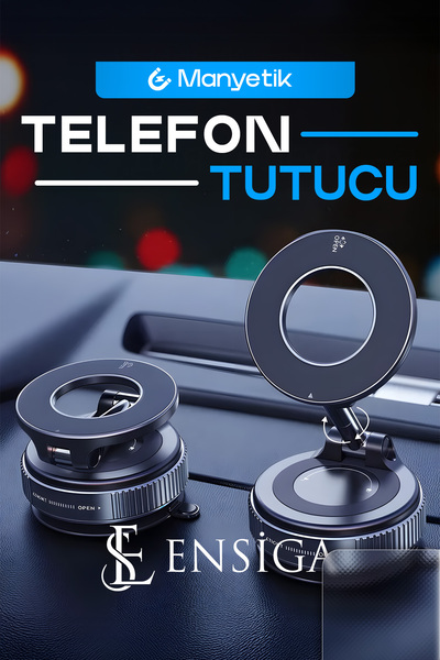 EN SİGA Telefon Tutucu Kablosuz Araç Içi Cep Telefonu Tutucu Araç Içi Montaj ...