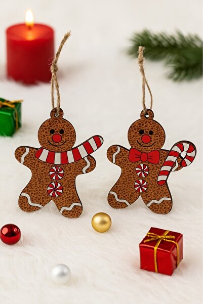 BeySüS Christmas Pine Tree Ornament Luxury Ginger Double with Scarf