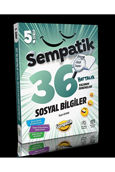 Ünlüler Karması 5.Sınıf Sempatik Sosyal Bilgiler 36 Haftalık Kazanım Denemeleri
