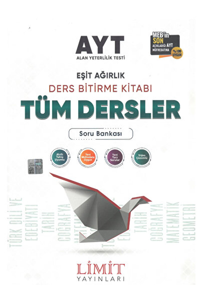 Limit Yayınları Limit Ayt Eşit Ağırlık 4+2 Dbs Tüm Dersler Soru Bankası.