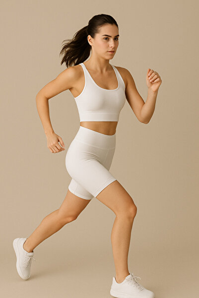 DiaSia Kadın Yüksek Bel Toparlayıcı Yarım Kısa Tayt