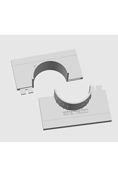 ERDEN Klima Borusu Delik Kapatma Kapagı Kare Model Plastik 1 Adet Beyaz Renk