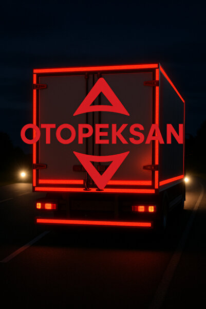 Otopeksan Reflektör Bant - Fosforlu Bant - Kırmızı - TÜVTÜRK Onaylı - 5 Metre - 5 CM - Düz