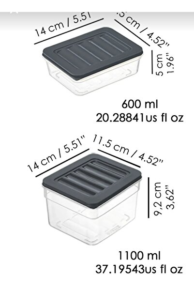 VİZYON Refrigerator Food Storage Container Fridge Organizer Ice Box Storage Container Ice Box Container