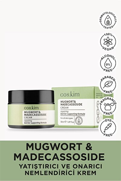 Cos.kim Mugwort Ve Madecassoside Içeren Yatıştırıcı Ve Onarıcı Nemlendirici B...