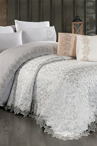 NAKIŞHAN Çınar Pique Set-Grey 6 Pieces