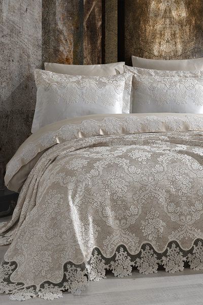 NAKIŞHAN Oslo Pike Set-Cappuccino 6 Pieces