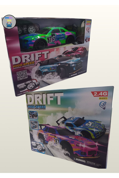 Boratila Toys 1:22 Ölçek 2.4 Ghz Özel Kumandalı 4 Çeker Full Fonksiyon Işıklı 25 km Hızlı Drift RC Araba