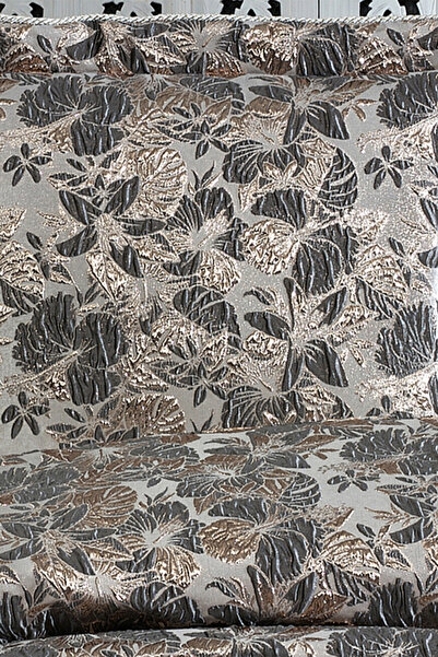 NAKIŞHAN Adya Bedspread Set-Anthracite 3 Pieces