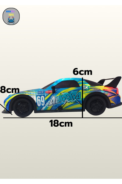 Boratila Toys 1:22 Ölçek 2.4 Ghz Özel Kumandalı 4 Çeker Full Fonksiyon Işıklı 25 km Hızlı Drift RC Araba