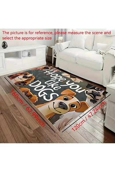 krm dünya ürünleri Sevimli Karikatür Köpek Kapı & Önü Banyo,Oda Yumuşak,Makin...