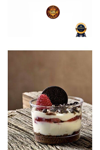 figanlar ambalaj 250cc Bodega  sert Plastik sunumluk Tatlı Kabı Kasesi + kapa...