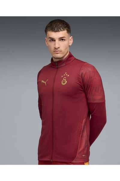 Puma Galatasaray 25/26 A Team Training Jacket Jersey Burgundy